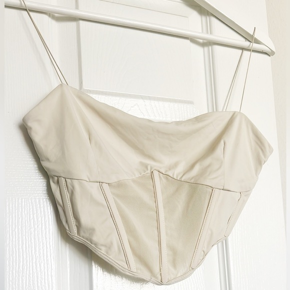 MESHKI Jada Mesh Corset Bustier Top - Picture 4 of 7